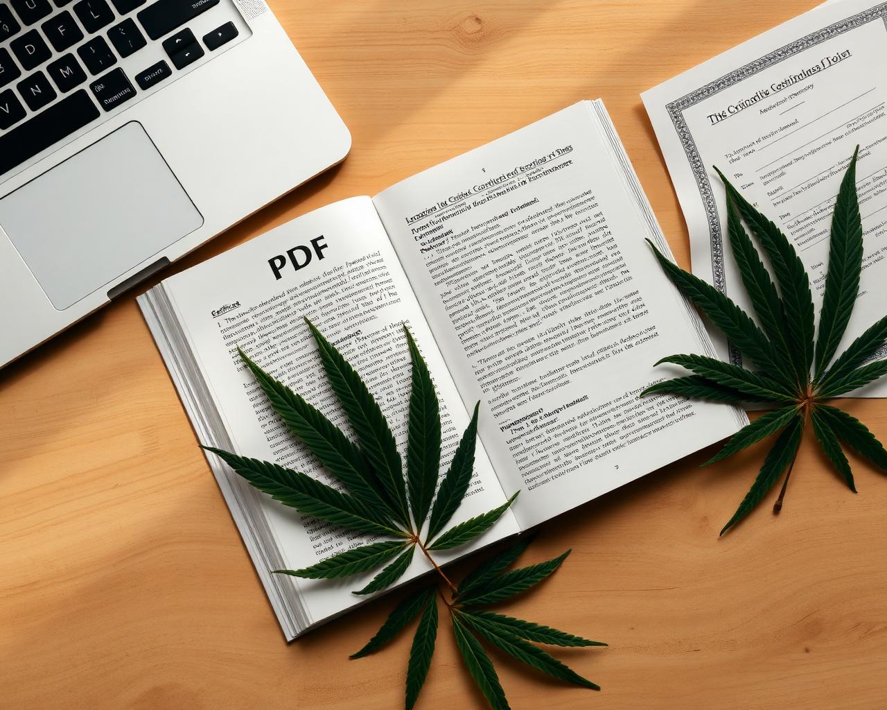 Mockup do curso em PDF com certificado